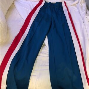 Emory Park Joggers in Blue with Red and White AccentsNWT
